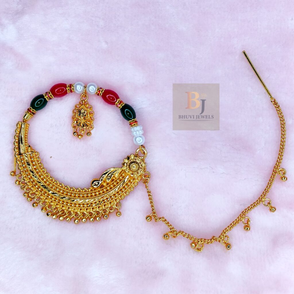 Swarnika Colourful Pahadi Nath — Nath by Bhuvi Jewels